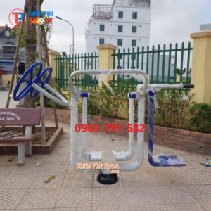 Dụng cụ tập ngoài trời 3 chức năng đi bộ-Lưng eo- Tay vai