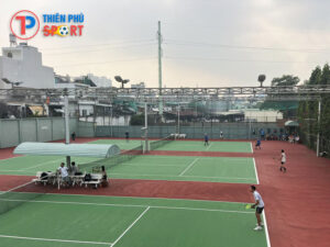 Thi công sân Tennis